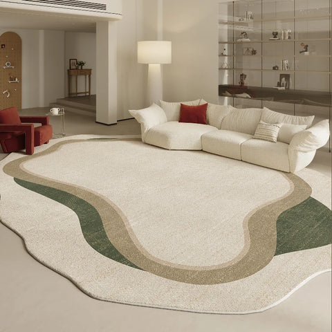 Navak Carpet Irregular Shapes Living Room Decoration Carpet Modern Style Rugs for Bedroom Home Thicken Plush Rug Fluffy Soft Lounge Floor Mat