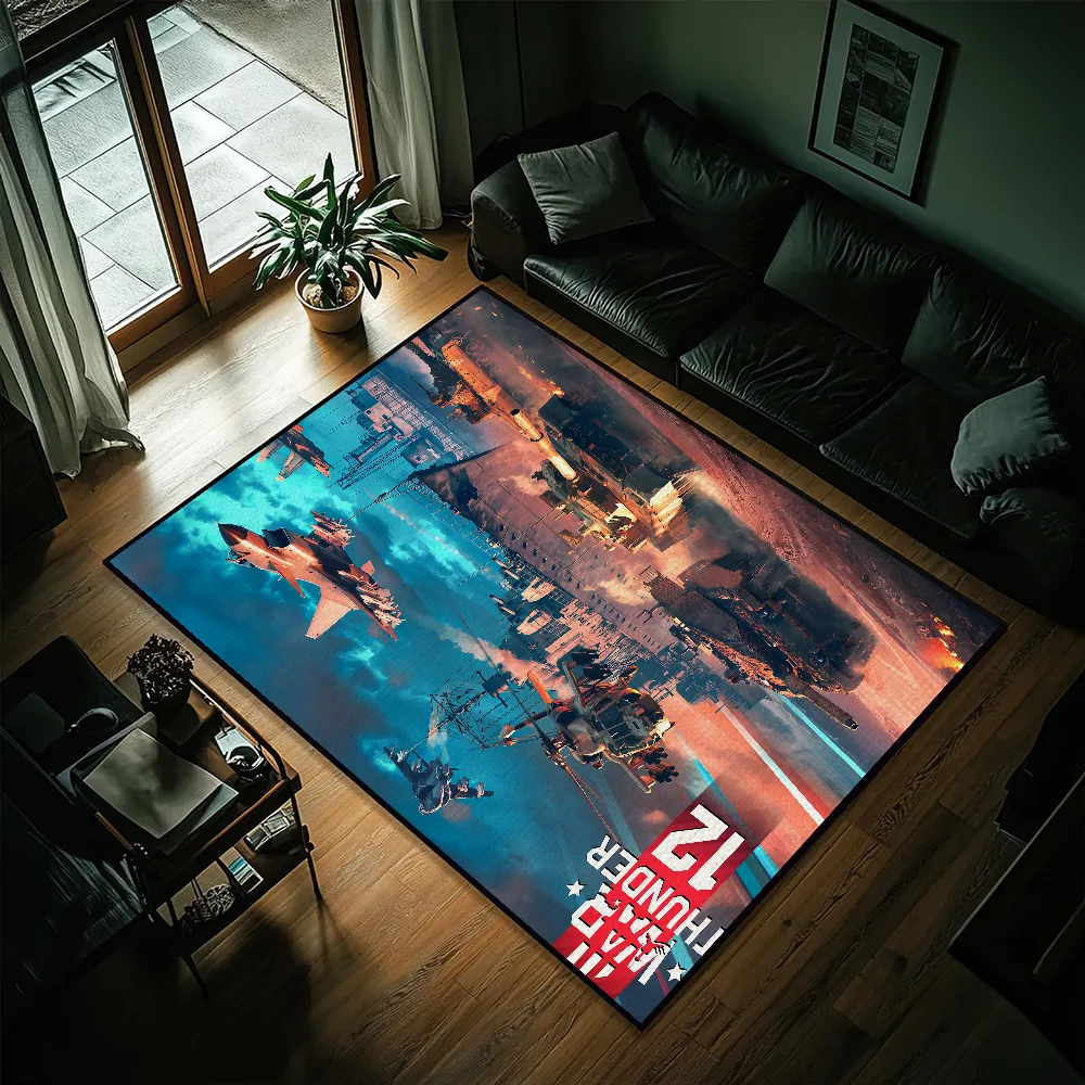 Navak Carpet W-ar Thunder Gaming Small Bedside Kitchen Bath Living Home House Bedroom Floor Mat Doormat Large Carpet Rug Decoration