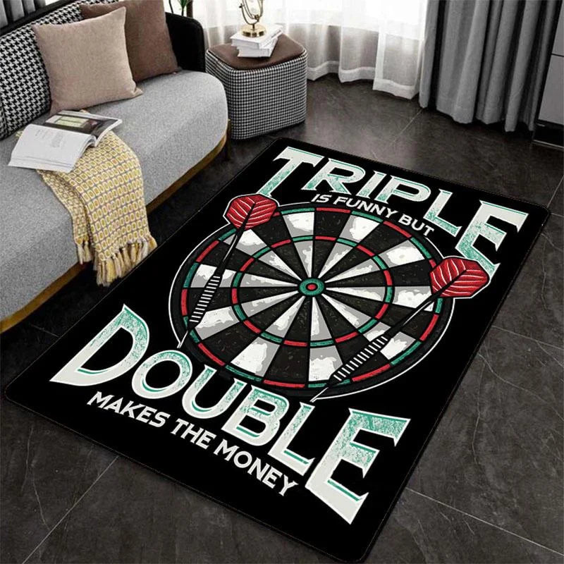 Navak Carpet Playroom Dart Carpet for Living Room Bedroom Decorations Sofa Table Large Area Rugs Game Room Floor Mat Target Bullseye Alfombra