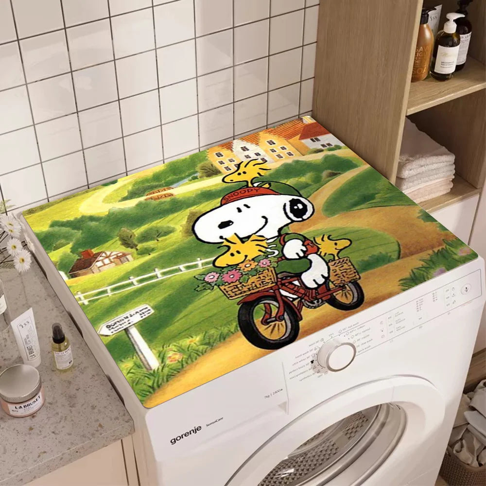 Navak Carpet Cute Cartoon Dog-S-SnoopyS Printed Dish Drying Mat Super Absorbent Coffee Drain Pad Tableware Quick Dry Rug Kitchen Dinnerware