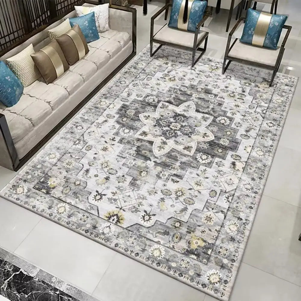 Navak Carpet Exclusive Picks Nordic Large Carpet Living Room Retro Style Bedroom Floor Mat Moroccan Home Decor Sofa Tea Table Large Area Carpet