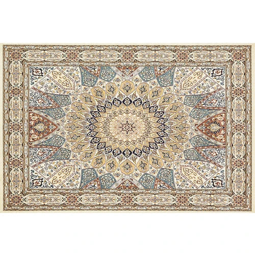 Navak Carpet Retro Ethnic Style Carpets for Living Room Persia Bedroom Decor Rug Non-slip Washable Porch Floor Mat Dining Room Lounge Carpet