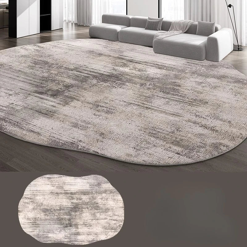 Navak Carpet Irregular Shapes Carpets for Living Room Fluffy Soft Lounge Floor Mat HomeThick Plush Rug Large Area Bedroom Decor Grey Carpet