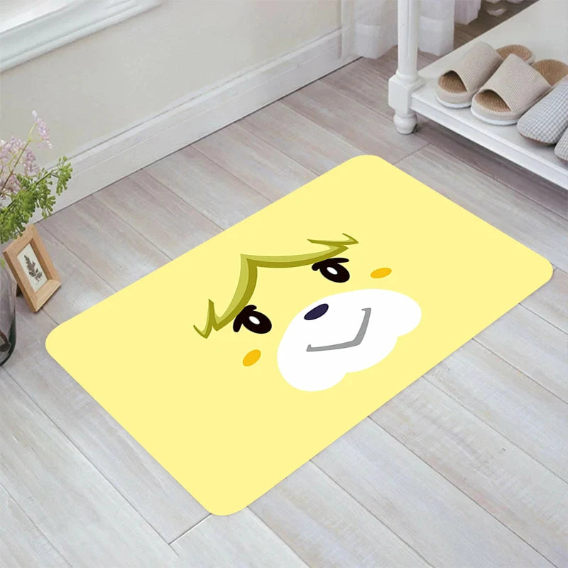 Navak Carpet Animal C-Crossing Game Floor Mat Home Carpet Entrance of House Room Rugs Carpets Balcony Kitchen Rug Foot Doormat Door Mats Bath