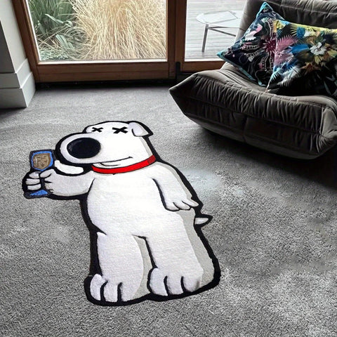 Navak Carpet Exclusive Picks Cartoon Bear Carpet Irregular Carpet Full Body Mirror Carpet Rug For Bedroom Live Room Soft Bedside Rug Home Decoration