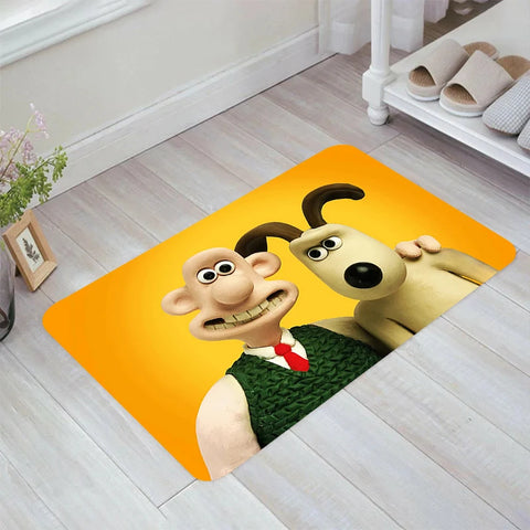 Navak Carpet A-Wallace and A-Gromit Floor Mat Carpets Kitchen Rug Home Doormat Entrance Door Balcony Rugs Room Mats Foot Carpet Bathroom Bath