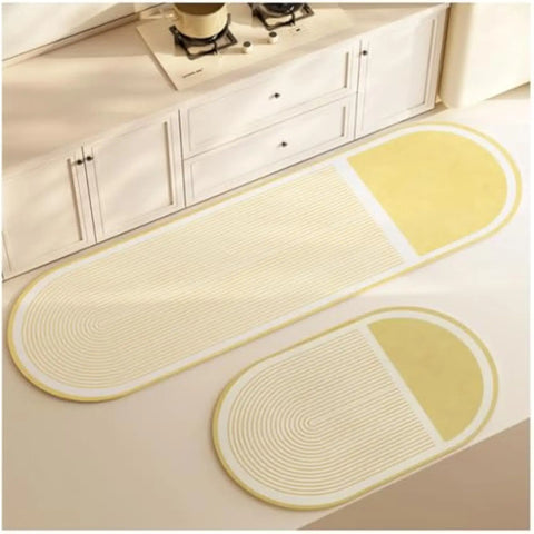 Navak Carpet Exclusive Picks 2pcs Kitchen Rug Washable Non Slip Soft Stain Resistant Mat for Floor Kitchen Laundry Room Hallway Runner Rugs Home Decor