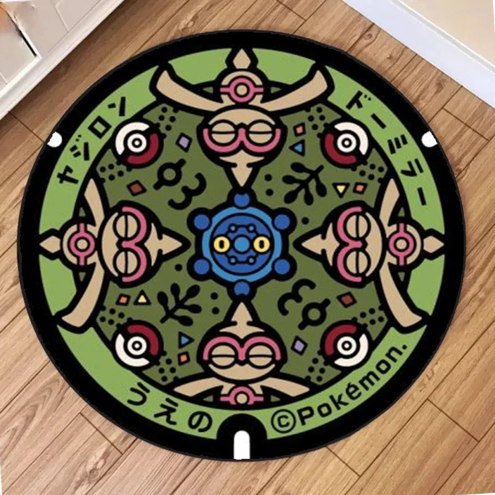 Navak Carpet NEW Daily Picks Kawaii Pokemon Rug for Living Room Decor Lounge Balcony Sofa Mat Bedroom Soft Rug Swivel Chair Mat Kids Gift