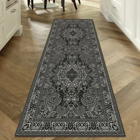 Navak Carpet Exclusive Picks Bohemian Corridor Carpet Geometric Pattern Crystal Velvet Floor Mat Entrance Kitchen Staircase Long Rug Home Decoration