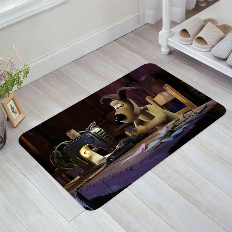 Navak Carpet A-Wallace and A-Gromit Floor Mat Carpets Kitchen Rug Home Doormat Entrance Door Balcony Rugs Room Mats Foot Carpet Bathroom Bath