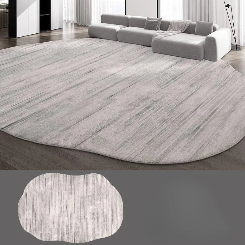 Navak Carpet Irregular Shapes Carpets for Living Room Fluffy Soft Lounge Floor Mat HomeThick Plush Rug Large Area Bedroom Decor Grey Carpet