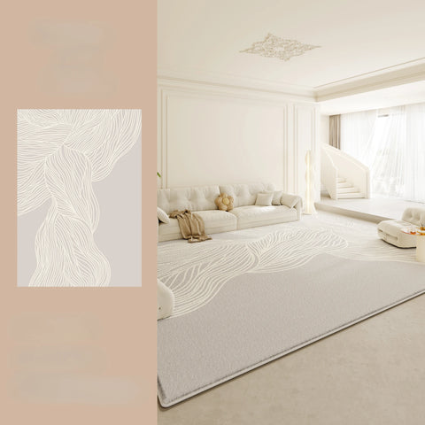 Navak Carpet Large Area Rugs for Bedroom Cream Style Living Room Decoration Plush Carpet Home Fluffy Soft Rug Thick Anti-slip Study Floor Mat