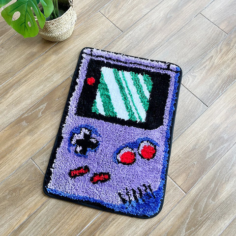 Navak Carpet LAKEA Hand-held Game Device Tufted Rug GameRoom Funny Childhood Memories Flocking Carpet Floor Anti Slip Doormat Aesthetic