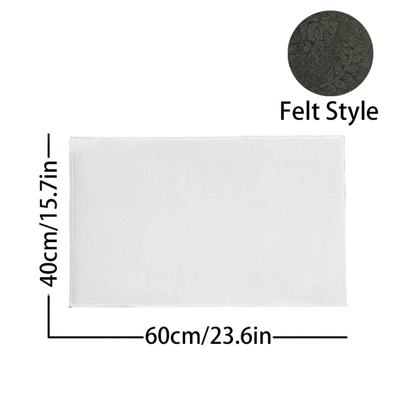Navak Carpet Retro Door Mat Sewing Machine and Scissor Design Anti Slip Polyester Rug Suitable for Living Room and Bedroom Decoration Carpet