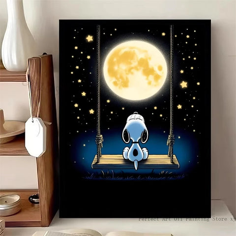 Navak Carpet Daily Picks Retro Classic S-Snoopy Dog Poster Stickers Art Wall Murals Decor Game Room Decor Gifts Painting