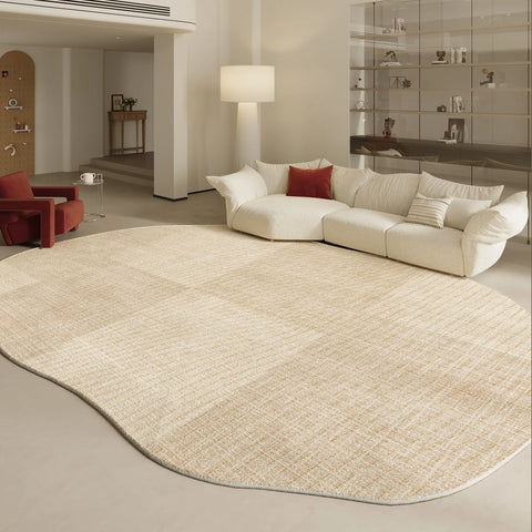 Navak Carpet Irregular Shapes Living Room Decoration Carpet Modern Style Rugs for Bedroom Home Thicken Plush Rug Fluffy Soft Lounge Floor Mat