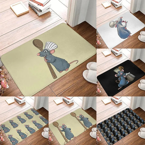 Navak Carpet MINOSO Remy The Little Chef From Ratatouille Doormat Rug Carpet Mat Footpad Polyester  Room Corridor Kitchen Bedroom