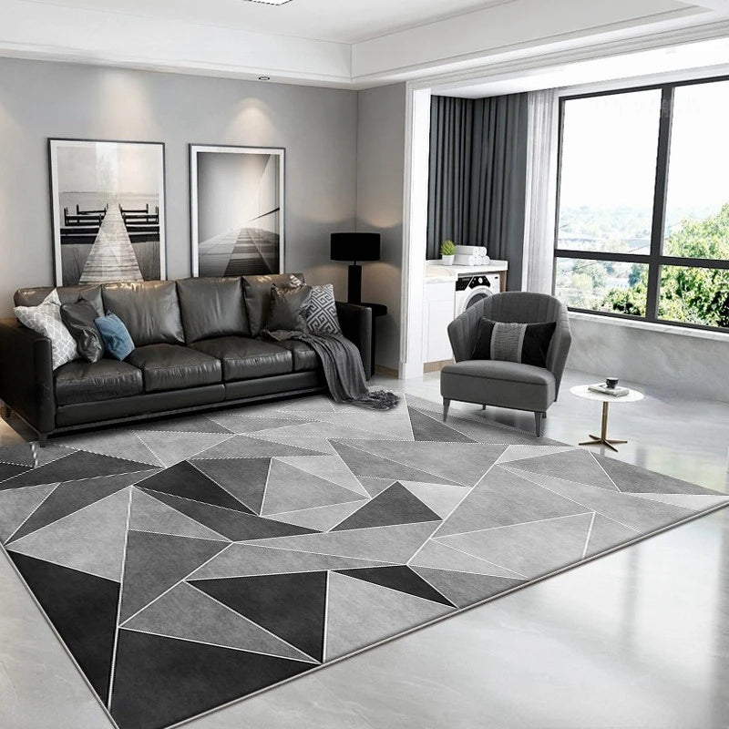 Navak Carpet Exclusive Picks Nordic Geometric Crystal Velvet Carpet Living Room Sofa Coffee Table Carpet Home Decor Bedroom Kitchen Lounge Carpet