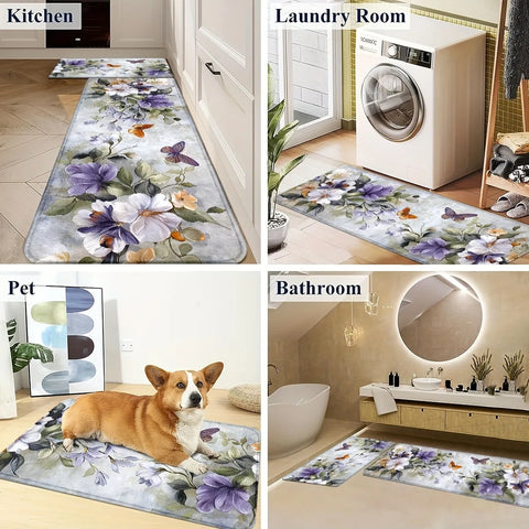 Navak Carpet 1PC Lemon Pattern Kitchen Rugs Non-Slip Door Mats Pop arts design Living room Rugs Bath Mat Carpet for Home Sink Laundry Decor