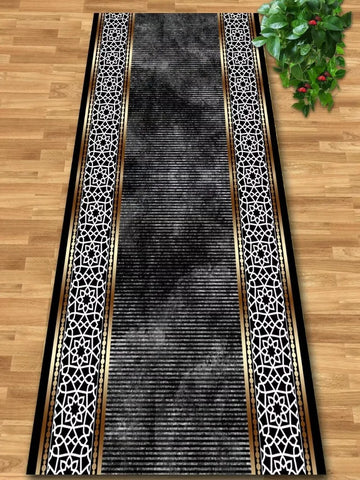 Navak Carpet Luxury Gold Hall Corridor Carpet High End Hotel Lobby Decoration Entryway Carpets Non-slip Carpet Runner Customizable Aisle Rug