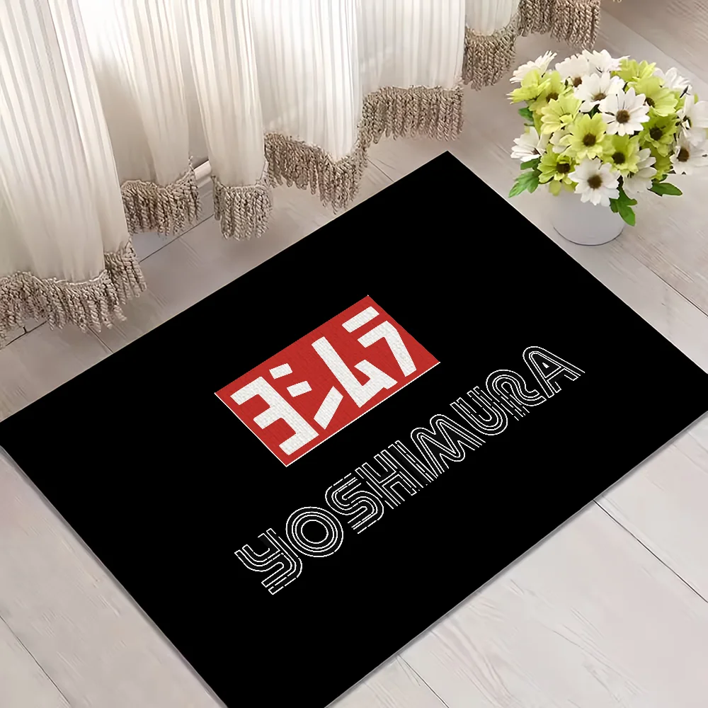 Navak Carpet Cool Y-YoshimuraS luxurious logo small carpet For House Bedroom Decoration Kitchen Bath Super Absorbent Rug Carpet Foot Non-slip