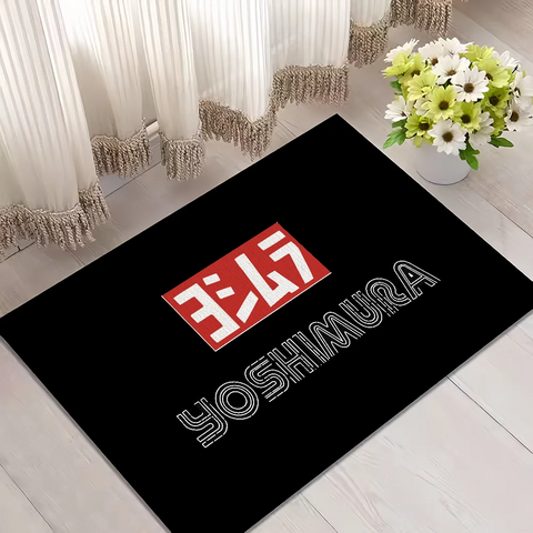 Navak Carpet Cool Y-YoshimuraS luxurious logo small carpet For House Bedroom Decoration Kitchen Bath Super Absorbent Rug Carpet Foot Non-slip