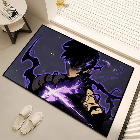 Navak Carpet Door Mat For Cool Living Room Bedside Decoration Bed Solo Floor Bath Kitchen 2 Entrance Carpet Large Anime Leveling Rug