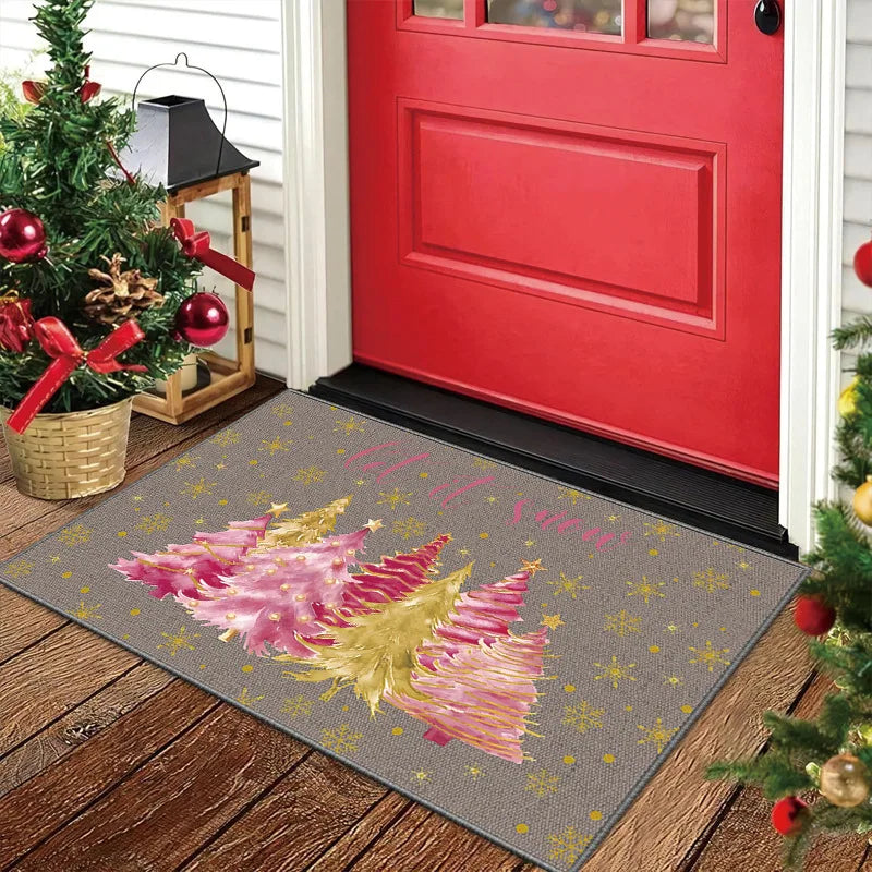 Navak Carpet Exclusive Picks Christmas Carpet Indoor And Outdoor Non-Slip Anti-Fouling Floor Mat Living Room Decorative Area Soiled Floor Mat