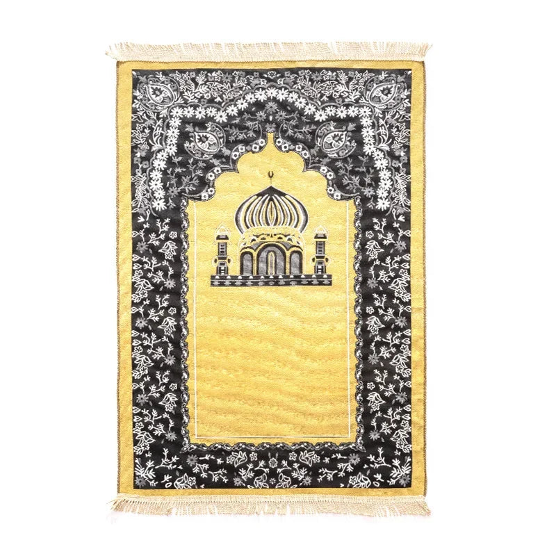 Navak Carpet Women Men Muslim Prayer Rug Worship Kneel Printed Floor Mat Protable Travel Prayer Rugs Ramadan Gift Soft Islamic Prayer Rug