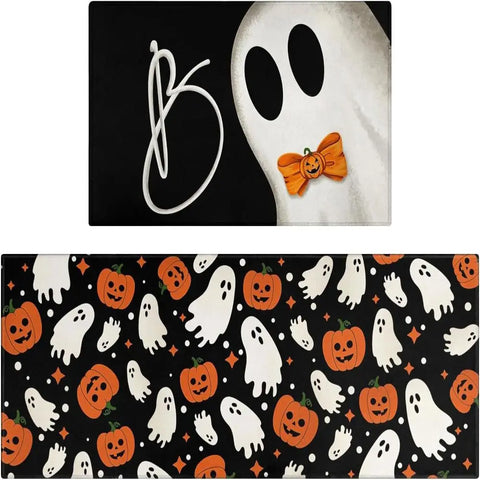 Navak Carpet Exclusive Picks Halloween Ghost Rug Kitchen Stain-Resistant Water-And Oil-Repelling Bathroom Anti-Slip Floor Mat Home Decoration