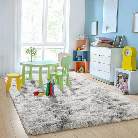 Navak Carpet Soft Fluffy Carpet For Modern Home Decor Living Room Sofa Area Rugs Children's Room Bedroom Cushion Tie Dyed Dormitory Carpets