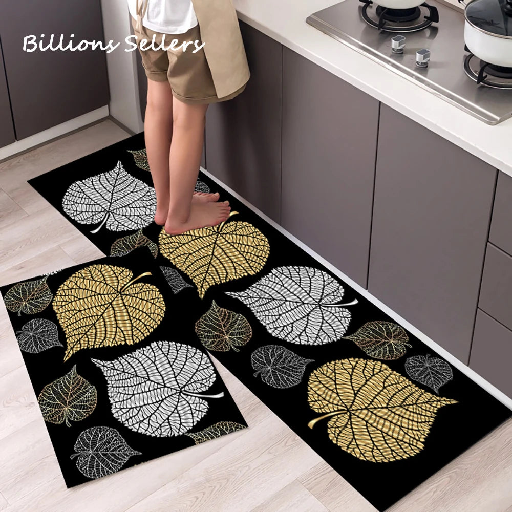 Navak Carpet Absorbent Kitchen Rug Non-slip Floor Mat Absorb Oil Kitchen Long Area Rug Bedroom Carpet Entrance Doormat Home Decor Room Tapis