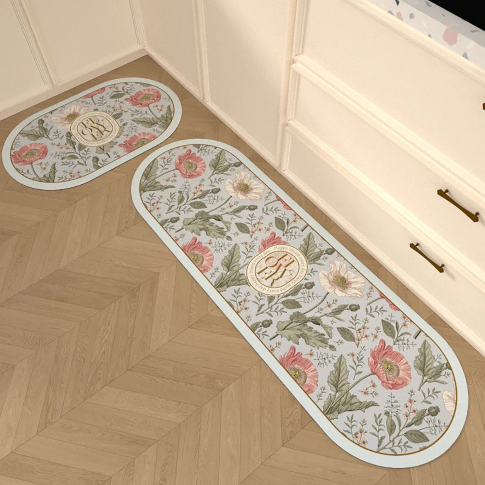Navak Carpet Absorbent Kitchen Rug Non-slip Floor Mat Absorb Oil Kitchen Long Area Rug Bedroom Carpet Entrance Doormat Home Decor Room Tapis