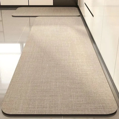 Navak Carpet Kitchen Carpet Large PVC Waterproof Rug Non-slip Floor Mat Leather Oil-proof Foot Mats American Retro Style Home Decoration Rugs
