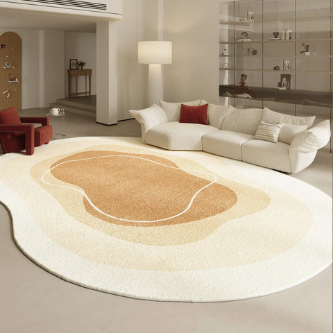 Navak Carpet Irregular Shapes Living Room Decoration Carpet Modern Style Rugs for Bedroom Home Thicken Plush Rug Fluffy Soft Lounge Floor Mat