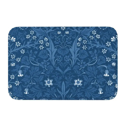 Navak Carpet Custom William Morris Compton Floral Art Nouveau Pattern Doormat Bath Door Floor Mat Textile Pattern Toilet Rug Carpet Footpad