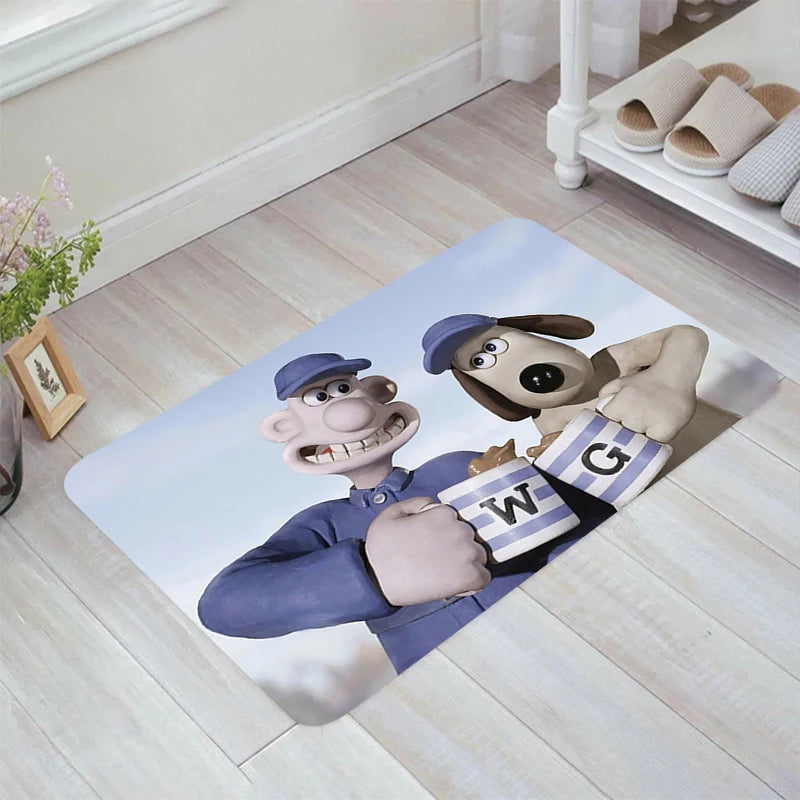 Navak Carpet A-Wallace and A-Gromit Floor Mat Carpets Kitchen Rug Home Doormat Entrance Door Balcony Rugs Room Mats Foot Carpet Bathroom Bath