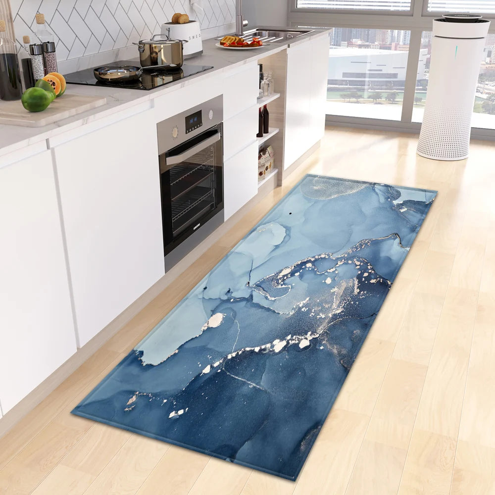 Navak Carpet Entrance Doormat Kitchen Carpet Bedroom Floor Balcony Decoration Long Rug Custom Made Home Bath Door Hallway Anti-Slip Foot Mat