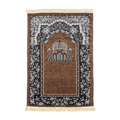 Navak Carpet Women Men Muslim Prayer Rug Worship Kneel Printed Floor Mat Protable Travel Prayer Rugs Ramadan Gift Soft Islamic Prayer Rug