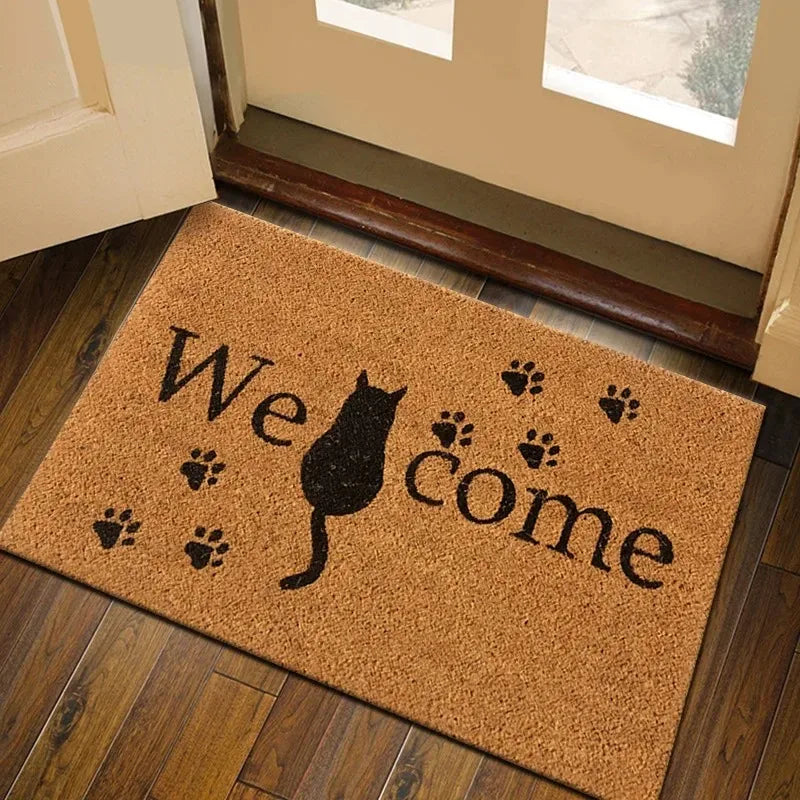 Navak Carpet High Quality Imitation Coconut Doormat Non-slip Absorbent Floor Mat Porch Outdoor Welcome Mat Home Decoration