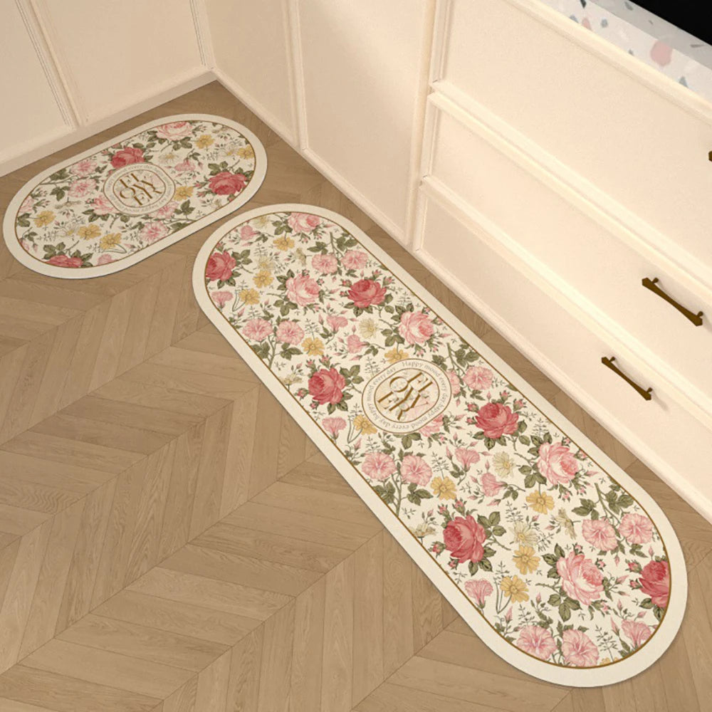 Navak Carpet Absorbent Kitchen Rug Non-slip Floor Mat Absorb Oil Kitchen Long Area Rug Bedroom Carpet Entrance Doormat Home Decor Room Tapis