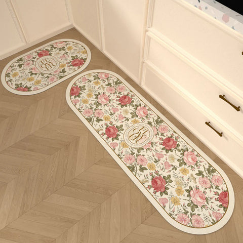 Navak Carpet Absorbent Kitchen Rug Non-slip Floor Mat Absorb Oil Kitchen Long Area Rug Bedroom Carpet Entrance Doormat Home Decor Room Tapis