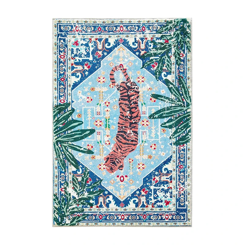 Navak Carpet Living Room Carpet Non-slip Machine Washable Easy To Fold Bedroom Rug Imitation Cashmere Retro Large Size Floor Mat Alfombra 양탄자