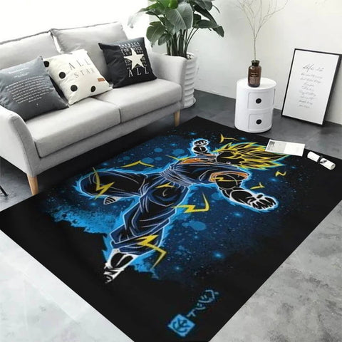 Navak Carpet Daily Picks Area Rugs Anime Son Goku Dragon Ball Z Super Saiyan Goku Ultra Instinct Printed Handmade Carpet for Home Decor