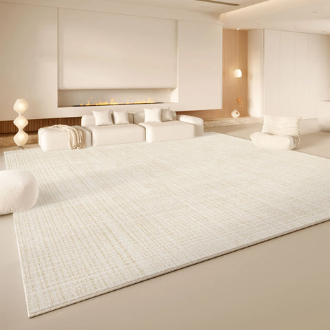 Navak Carpet Exclusive Picks Cream Wind Carpet Living Room Light Luxury Premium Feeling Faux Cashmere Floor Mat Large Full Pave Home Essentials