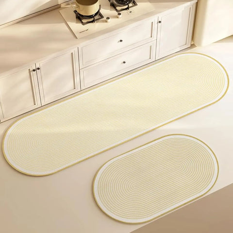 Navak Carpet Exclusive Picks 2pcs Kitchen Rug Washable Non Slip Soft Stain Resistant Mat for Floor Kitchen Laundry Room Hallway Runner Rugs Home Decor