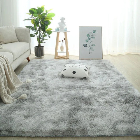Navak Carpet Gray Carpet for Living Room Plush Rug Bed Room Floor Fluffy Mats Anti-slip Home Decor Rugs Soft Velvet Carpets Kids Room Blanket