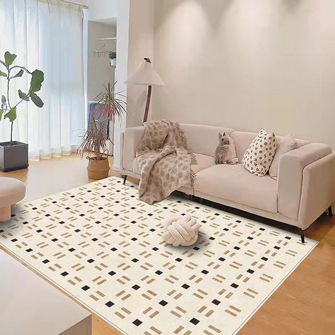 Navak Carpet Living Room Carpet Brown Patterned Rug Big Size Home Decoration Floor Mat Soft Plush Room Decor Large Area Rugs Shaggy Bedroom