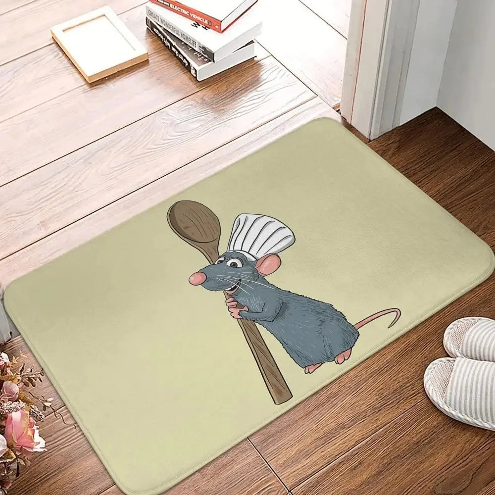 Navak Carpet MINOSO Remy The Little Chef From Ratatouille Doormat Rug Carpet Mat Footpad Polyester  Room Corridor Kitchen Bedroom