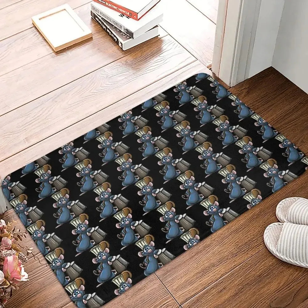 Navak Carpet MINOSO Remy The Little Chef From Ratatouille Doormat Rug Carpet Mat Footpad Polyester  Room Corridor Kitchen Bedroom